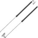 MECCANIXITY 25inch 80lb Gas Strut Gas Shock Spring Lift Support Shock Strut Spring for Bed Storage Cover Door Lids Floor Hatch Boat Shed Window Custom Tool Box TV Cabinet 1 Set