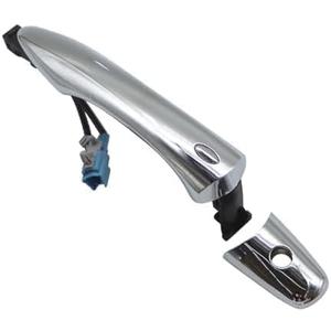 806401BA0A Chrome Exterior Door Handle Front Driver Left Side Compatible with 2008-2020 EX35 EX37 FX35 FX37 FX50 JX35 M35h M37 M56 QX50 QX56 QX60 QX70 QX80 with Keyhole 806401LA0A