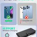 OCASE Compatible with iPhone 15 Wallet Case, PU Leather Flip Folio Case with Card Holders RFID Blocking Kickstand [Shockproof TPU Inner Shell] Phone Cover 6.1 Inch 2023, Black
