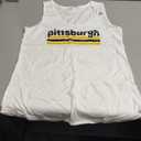 Pittsburgh Pennsylvania Three Stripe Vintage Weathered Tank Top, Size: M