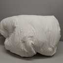 Pacific Coast Goose Feather Down Fiber Comforters King Size, Extra Fluffy White Duvet Insert, Ultra-Soft, Breathable, All Season Hotel Luxury Bedding Comforters, 8 Corner & Center Loops (106"x90")