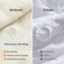 Bedsure King Quilt - Cream Bedspread King Size & Lightweight Comforter, Modern Cottage Coverlet with Clover Pattern, Ultra Soft All-Season Bedding, 106 x 96 Inches | Stitch-Free Quilting, Ultra Soft, Lightweight, Machine Washable, Pet-Friendly