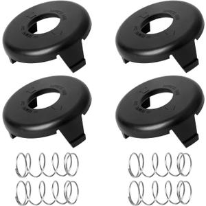JOJOCY 88175 0.065" Trimmer Spool Line 30Ft for Toro 51256 51301 51302 51303 51304 51305 51307 51308 51309 51324 51326 51331 51332 Replacement Spool for 10" to 15" Trimmers (4 Springs + 4 Caps)
