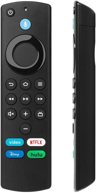 Voice Remote Control Replacement Compatible with Fire Smart TV, Cube, Insignia, Pioneer, TVs Stick (2nd gen/3rd gen 4K/4K Max Lite)