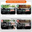 Dashboard Cover Dash Mat Fit for to-yota Sienna 2010-2004 (Without HUD Models),Car Dash Board Mat Anti-Glare Carpet,Non-Slip Pad Sunshield Protector (Grey)