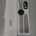 Smart Watch for Women Men, for Android iOS with Sleep & Calorie Monitor, Pedometer Fitness Tracker, Bluetooth Call, IP68 Waterproof, 112+ Sport Modes Round Face Smartwatch (Gold-Pink)