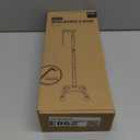 Rehand Quad Cane, Walking Cane with Ergonomic Handle Ever and Graceful 4-Pronged Base for Extra Stability, Adjustable Walking Sticks for Right or Left Handed Men & Women and Seniors (Natural Black)