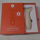 REVO Genie | 3-in-1 Face & Neck Beauty Massager with Heat, 3 Light Therapies, Smart Vibration | Red Light, Blue Light, Green Light Therapy for Wrinkles, Hyperpigmentation, Acne & More - Beige