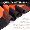 Cotton Orange and Black Plaid Rug - 3 x 5 Ft, Hand-Woven Indoor/Outdoor Layered Cotton Blend Buffalo Plaid Rug, Washable Front Door Mat, Perfect for Porch, Living Room, Entryway