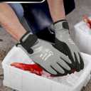 PACIFIC PPE Winter Work Gloves for Men and Women, 100% Waterproof Thermal Insulated Freezer Gloves for Cold Weather, Super Grip, Grey, 2X-Large