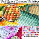 YIMORE Christmas Nutcrackers 14x20 inches 5D DIY Diamond Art Painting Kits Full Round Drill for Home Wall Decor