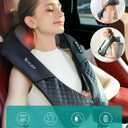 Cordless Shiatsu Neck and Back Massager with Heat for Pain Relief Deep Tissue, Rechargeable Electric 4D Kneading Massage Pillow for Shoulder/Leg/Body Muscles, Best Gifts for Men/Women/Mom/Dad (American Dream-style (Pro Max-cordless))