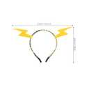 3 x OUNONA Flash Hairband Christmas Flash Headband - Yellow Headband for Women Lightweight Comfortable Party Accessory Perfect for Christmas Gatherings and Cosplay Events - 10.63 X 7.87 Inches