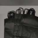 MESHA Black Gift Bags 5.25x3.75x8 Inch Small Kraft Paper Bags with Handles Bulk,100 Pack for Small Business,Wedding Party Favor