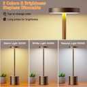 SAKRINGT Cordless Table Lamps Rechargeable,6000mAh Portable Battery Operated LED Table Light for Restaurant Outdoor 2 Pack Brown