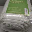 Ultra Soft King Size Mattress Topper - Viscose Made from Bamboo Pillow Top Mattress Pad for Back Pain Relief - Naturally Cooling for Hot Sleepers, Green