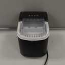 Antarctic Star Ice Maker Countertop, Portable Ice Machine with Carry Handle, 26Lbs Per Day, 9 Cubes Ready in 6 Mins, Self-Cleaning Ice Makers with Ice Scoop and Basket for Kitchen/Office/Party (Black)