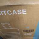 Sweetcrispy 28 Inch Checked Luggage, Suitcase with Spinner Wheels