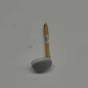 Silicone Soup Ladle - with Wooden Handle, Non-Stick Cookware Heat Resistant Kitchen Utensil - Silver Gray