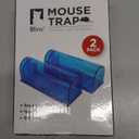 Humane Mouse Trap | Catch and Release Mouse Traps That Work | Mice Trap No Kill for mice/Rodent Pet Safe (Dog/Cat) Best Indoor/Outdoor Mousetrap Catcher Non Killer Small Capture Cage (Blue)