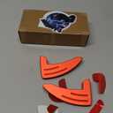 Steering Wheel Shift Paddle Extended Shifter Trim Cover for Dodge Challenger Charger Durango RT & Scat Pack 2015-2024, for Jeep Grand Cherokee 2014-2021 (Red)