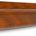 Cable Management Kit - 5-Pack 16-Inch J Channel Wire Organizers for Cords - Easy to Install Cord Hider Kit for Desk, Office, and Kitchen Use - Cable Management Under Desk by Simple Cord (Brown)