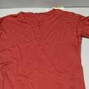 3 Pack Womens Oversized T Shirts Cotton V Neck Half Sleeve Shirts Y2k Baggy Tops Flowy Loose Summer Basic Tee Tops (Red, M)