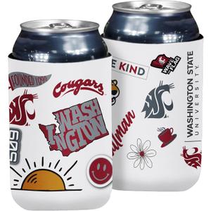 7 x Washington State Cougars Insulated Native Can Sleeve