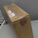 3X-Large 4 Tiers 17.7"X13"X13" Acrylic Display Case with 3 Division Boards, Clear Organizer Box Plastic Holder with Magnetic Door for Handbags, Purses, Boots, Figures, Book