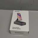 Cell Phone Stand with Wireless Bluetooth Speaker and Anti-Slip Base HD Surround Sound Perfect for Home and Outdoors with Bluetooth Speaker for Desk Compatible with iPhone/ipad/Samsung Galaxy (Black)