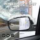 Left Driver Side Mirror Compatible with Honda Accord 2003 2004 2005 2006 2007 Non-Heated Manual Folding Power Glass Door Mirrors Paintable White Partslink #HO1320152