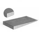 2 Pack Triangle Flange Wedge Silvery Spreading Wedge Slope Steel Wedges Durable Pipe Metal Welding Tools Accessories for Machine Equipment (4.7 Inch)