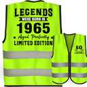 Birthday Gifts for Men - 1965 Birthday Party Decorations Vests 60th Funny Personalised Gifts for Men Women 1965 Happy Birthday Presents for Colleagues Lovers Friends