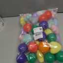 Eco-Friendly Colorful Ball Love Five-pointed Star Ball Pit Balls 2.36Inch Soft Plastic Ball Baby Pool Water Toys , Kiddie Pool, Party Decoration Children's Educational Toys(Rainbow Color) 50 Balls