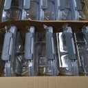 KOMUEE 10 Packs 30oz Glass Meal Prep Containers 2 Compartments,Glass Food Storage Containers with Lids,Airtight Lunch Bento Boxes,Microwave,Oven,Freezer and Dishwasher Safe (Gray)