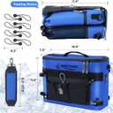 Dreizack Kayak Cooler Behind Seat, Waterproof Cooler for Kayaking,Paddle Board Cooler Compatible with Lawn-Chair Seat Kayak Accessories Cooler Bag Kayak Cooler Tow Behind for Camping Fishing