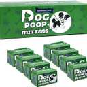 2 x Glove Poop Bags for Dogs - 120 Biodegradable Waste Bags in 12 Pull-Out Portable Cases | Revolutionary Grab & Go Design | Easy Cleanup (Green)