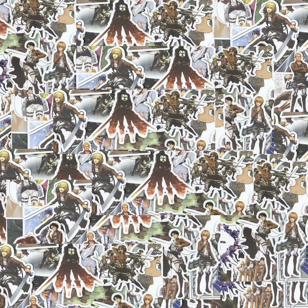 500 Pieces Random Popular Cartoon Kids Mixed Unduplicated Anime Stickers