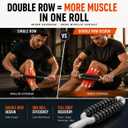 Muscle Roller Stick for Muscle Recovery, Double Row Massage Roller