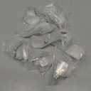 Amerdeco 10 Pack Brushed Satin Nickel Square Kitchen Cabinet Knobs Cabinet Hardware Single Hole Cabinet Pulls Gold Drawer Knobs and Pulls for Bathroom Cabinets ZH0019