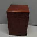 Wooden Cremation Urn for Human, Wood Handmade Engraved Decorative Box, Funeral Urns for Adult Male Female Burial or Memorial Keepsake, Urns for Ashes Men Women