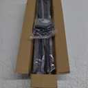 Shower Curtain Rod Adjustable 30-80" with Holder, Anti-Rust Shower Rod & Spring Tension Shower Rod No Drill, Black Shower Curtain Rod for Bathroom Tension Rod