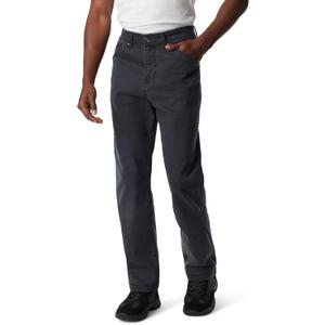 Mens Everyday Straight Leg Pant with 6 Pockets Standard (Black)