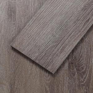 Peel and Stick Floor Tile, Luxury Vinyl Plank Flooring 36-Pack 54 Sq.ft, Real Wood Look Self-Adhesive Vinyl Floor Tiles, Easy DIY for Kitchen, Bedroom and Living Room, Classic Gray