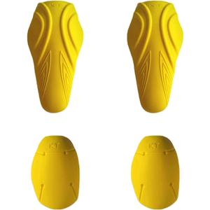 4PC CE Level 2 Elbow and Shoulder Certified Armor Pads Set, Level 2 Approved Mens Biker Shoulder, and Elbows Protector for Motorcycle Jackets and Pants.