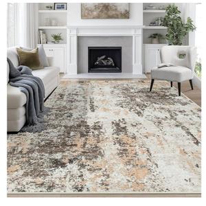 8x10 Area Rugs for Living Room Rug Washable: Abstract Large Rug for Dining Room Bedroom Carpet Non Slip 8 by 10 Indoor Modern Nursery Home Office