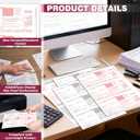 5 x 1099 NEC Forms 2025,1099 NEC Forms 2025 with Envelopes,Vendor Kit of 25 Laser Forms,1099 NEC Tax Forms,4 Part Tax Forms Kit,25 Self Seal Envelopes with 3 1096 Included