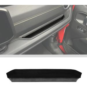 for Jeep JL JT Grab Tray Passenger Storage Box Co-pilot Organizer Grab Handle Box Bin Handle Compartment for 2024-2025+Jeep Wrangler JL JLU 2/4 Door Gladiator JT 4xe Interior Accessories Fluff Fiber