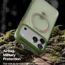 TORRAS Ostand Q3 Air for iPhone 17 Pro Max Case with 360 Magnetic Stand, Fit for MagSafe, Mil-Grade Drop, Camera Control Button, Shockproof Phone Case for iPhone 17 Pro Max 6.9", Evergreen