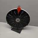 Prize Wheel 12 Inch with Stand - Spinning Wheel Game with Dry-Erase Marker and Eraser, Portable Wheel of Fortune with 10 Slots for Games, Raffles, Classroom & Parties